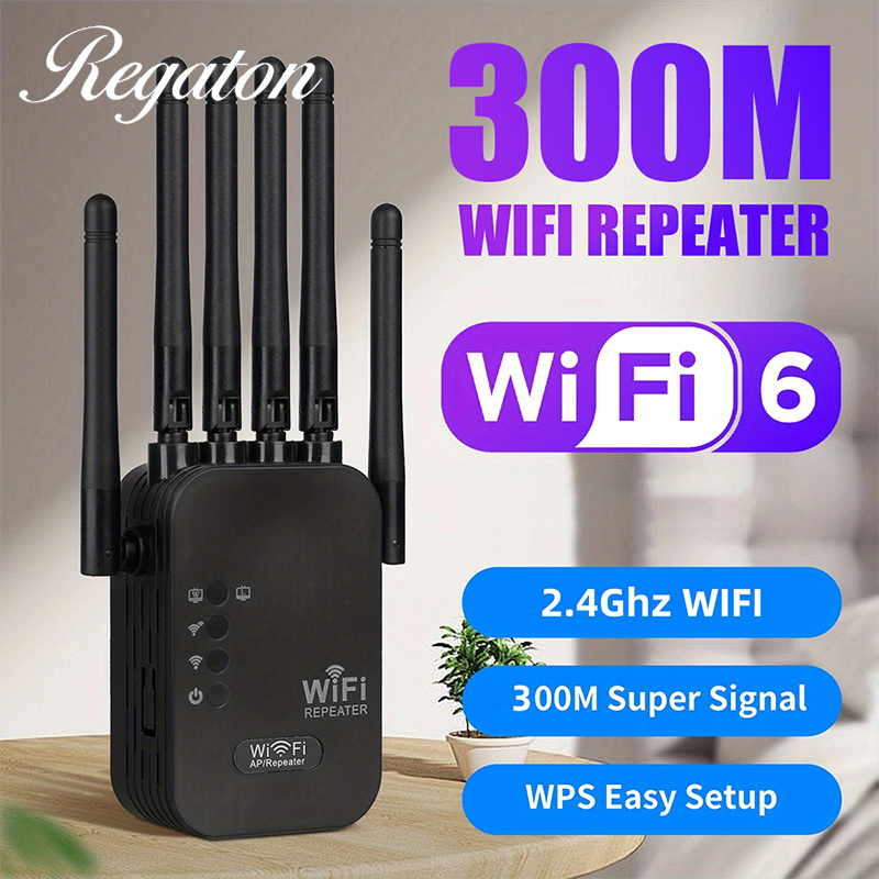 Wifi Range Extender - 고출력 300M WiFi 신호 증폭기 2.4GHz