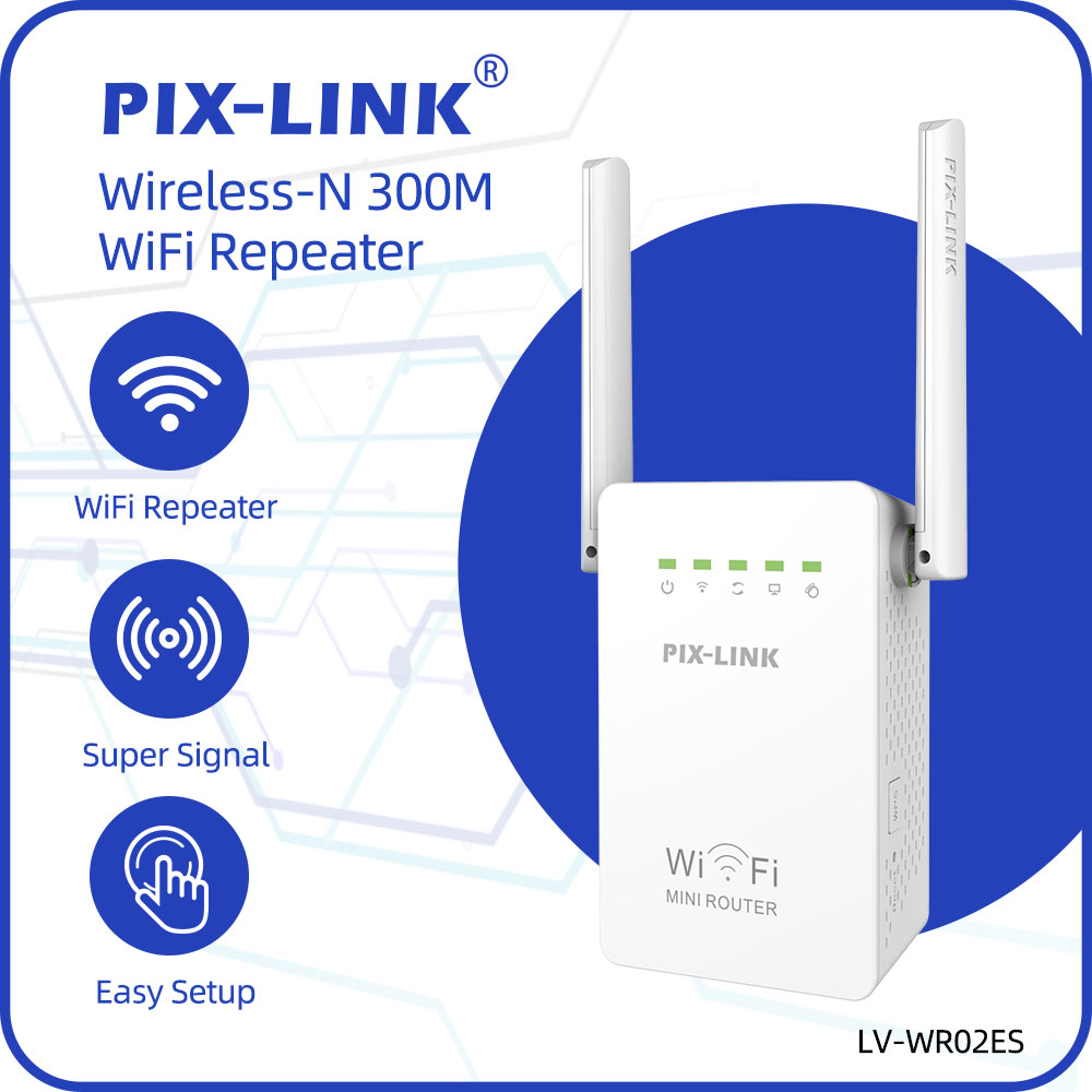Wifi Range Extender - PIX-LINK WR02E 무선 WiFi 리피터 Wifi
