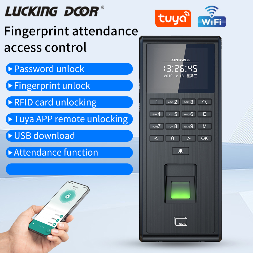 Smart Card Reader - 투야 스마트 생체 지문 인식 출석