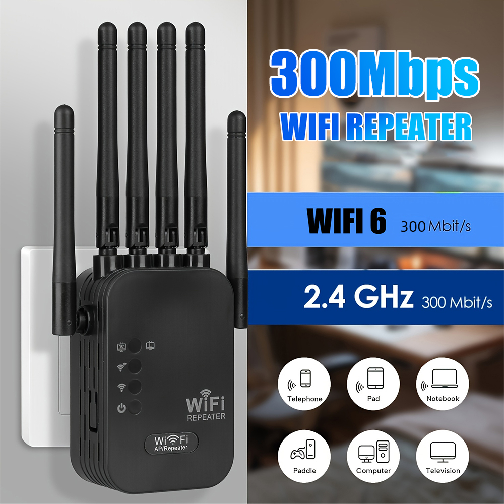 고출력 300M WiFi 신호 증폭기 2.4GHz 무선 - Wifi Range Extender 리뷰 및 가격