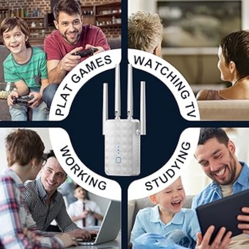 1200Mbps 듀얼 밴드 WiFi 리피터 2.4G/5 - Wifi Range Extender 리뷰 및 가격