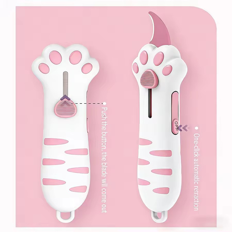 접이식 귀여운 고양이 발 모양 다용도 칼, 휴대용 안전 - Home Office Tech Gadgets 리뷰 및 가격