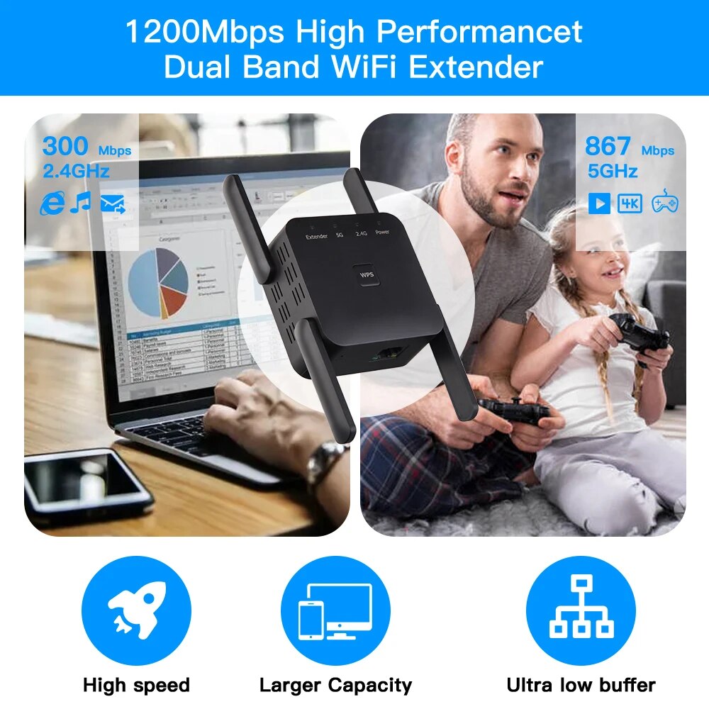 무선 범위 확장기 신호 증폭기, 홈 오피스용 와이파이  - Wifi Range Extender 리뷰 및 가격