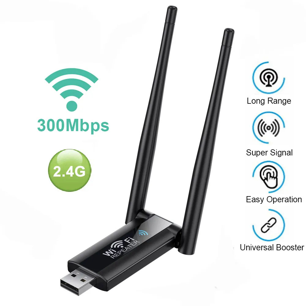 300Mbps 무선 WiFi 리피터 2.4G 익스텐더  - Wifi Range Extender 리뷰 및 가격