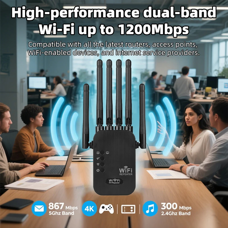 무선 5G 와이파이 리피터 1200Mbps 공유기 와이 - Wifi Range Extender 리뷰 및 가격