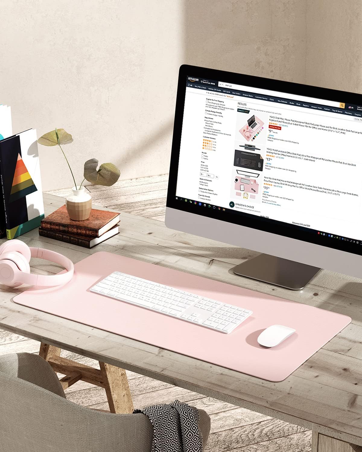 60X35CM 사무실 책상 패드, 방수 가죽 책상 보호 - Home Office Tech Gadgets 리뷰 및 가격