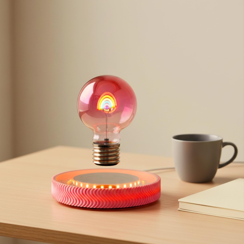 무선 LED 전구 데스크 램프, 공중 부양되는 디자인으 - Home Office Tech Gadgets 리뷰 및 가격