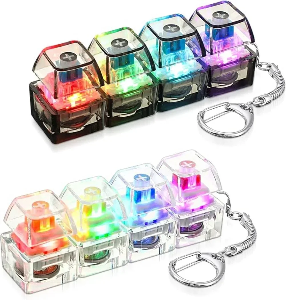 1pcs LED 키보드 키캡 스트레스 릴리프 키체인 4 - Office Productivity Tech 리뷰 및 가격