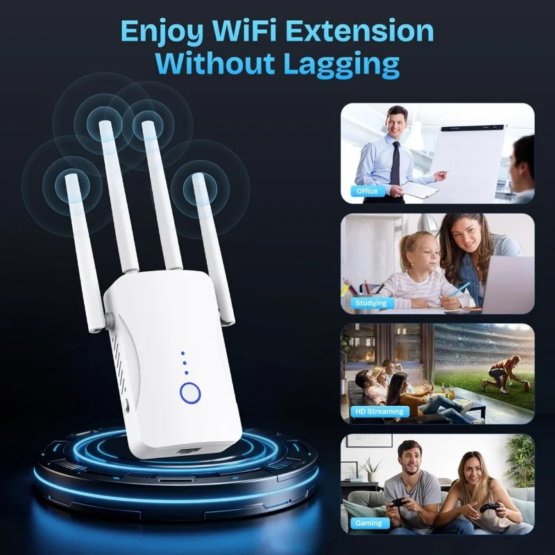 2.4G/5GHz 듀얼 밴드 와이파이 리피터 1200M - Wifi Range Extender 리뷰 및 가격