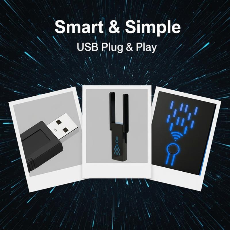 듀얼 밴드 1300Mbps WiFi 범위 확장기 USB - Wifi Range Extender 리뷰 및 가격